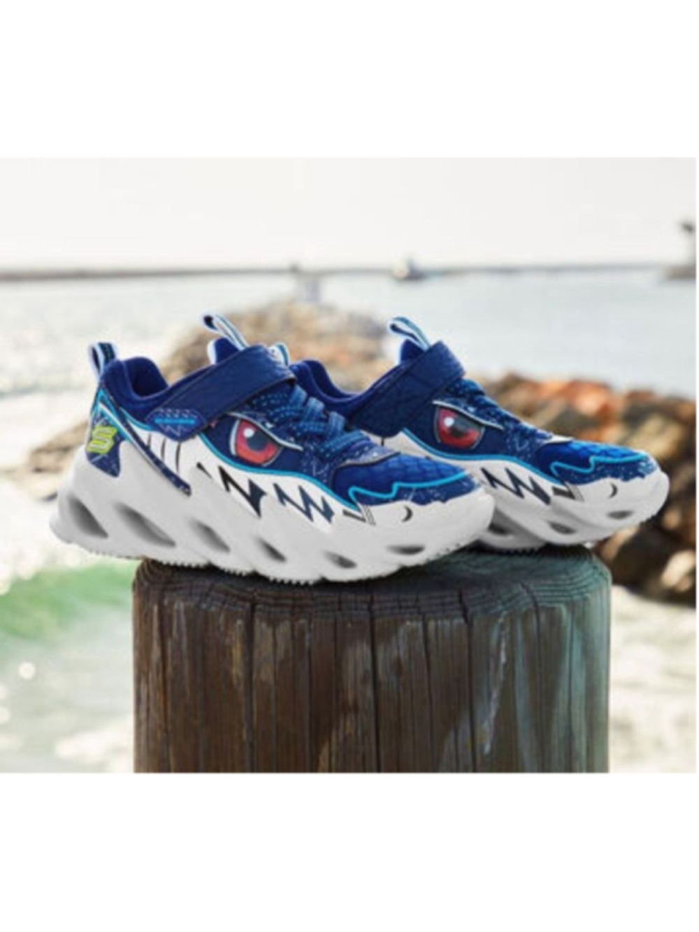 Skechers Boy's Shark-Bots Surf Patrol Sneakers Size 6 Toddler